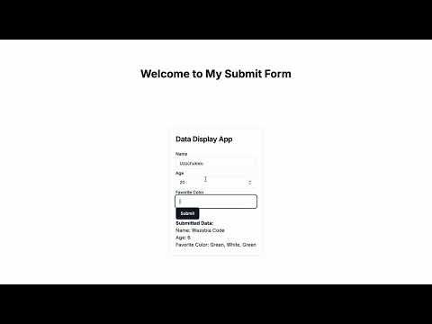 Thumbnail for Challenge 1: Creating a Submit Form 