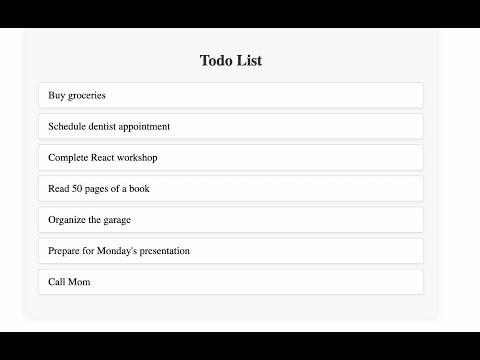 Thumbnail for Challenge 3: Creating a Todo List